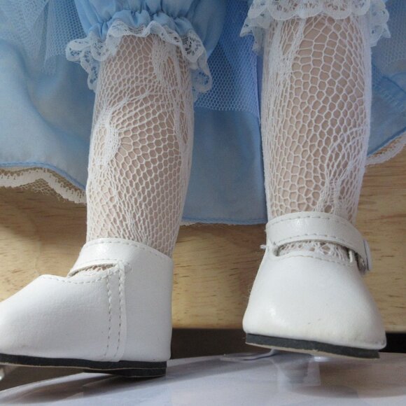 Scmid Doll House 24" Porcelain Doll in Victorian Style Dress - Vintage 1990s - Picture 10 of 10